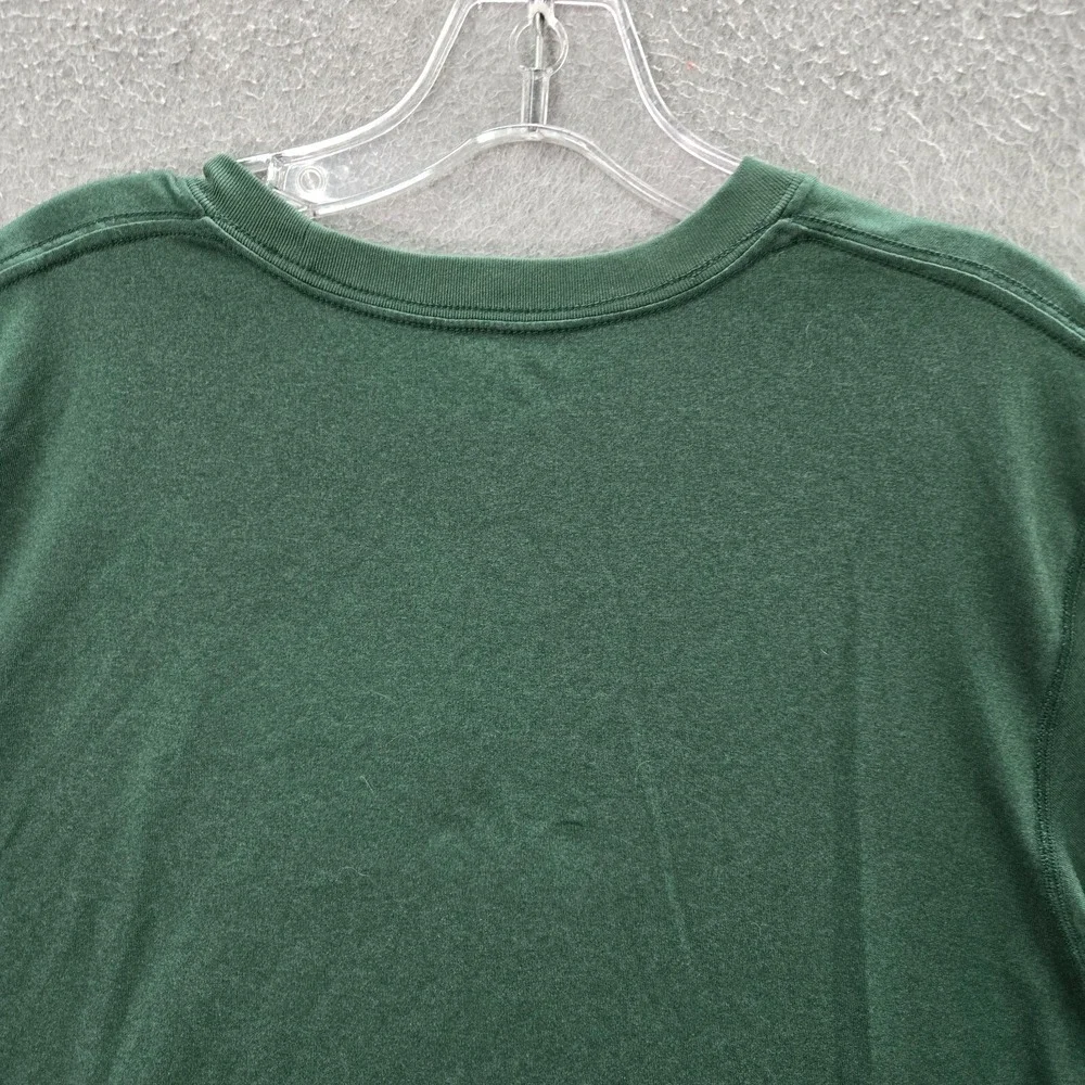 Oregon Ducks Men Activewear Shirt Medium Green Nike Swoosh Logo Dri Fit Tee‎